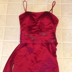 Red Wedding gown/ bridesmaid dress